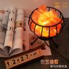 Himalayan Salt Lamp – Iron Art Night Light for Bedroom Decor