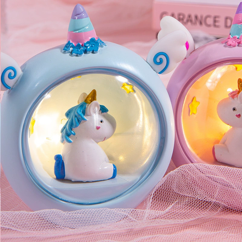 Unicorn Star Light Resin Night Light Desk Lamp Bedroom Decoration Birthday Gift