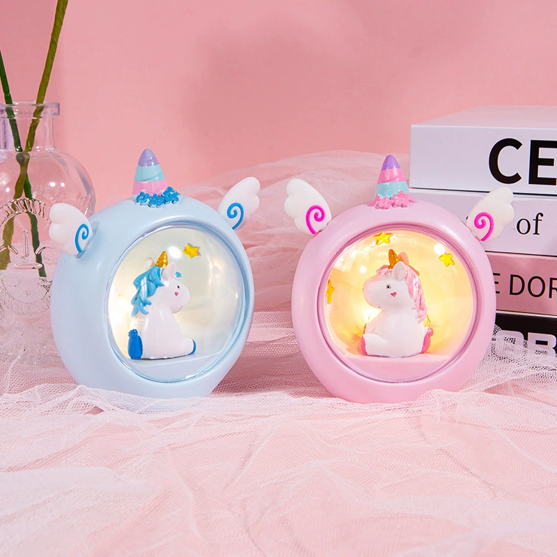 Unicorn Star Light Resin Night Light Desk Lamp Bedroom Decoration Birthday Gift