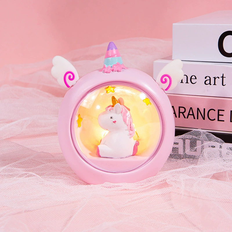Unicorn Star Light Resin Night Light Desk Lamp Bedroom Decoration Birthday Gift