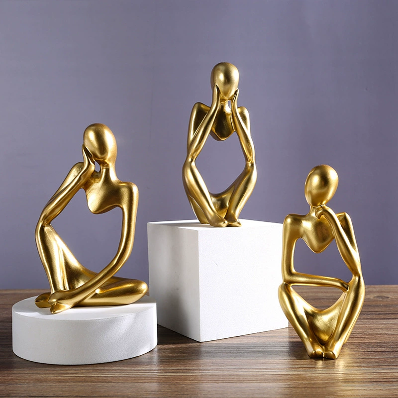 img_1783361869171_p479 Creative Thinking Figure Resin Decoration Living Room TV Cabinet Abstract People Art