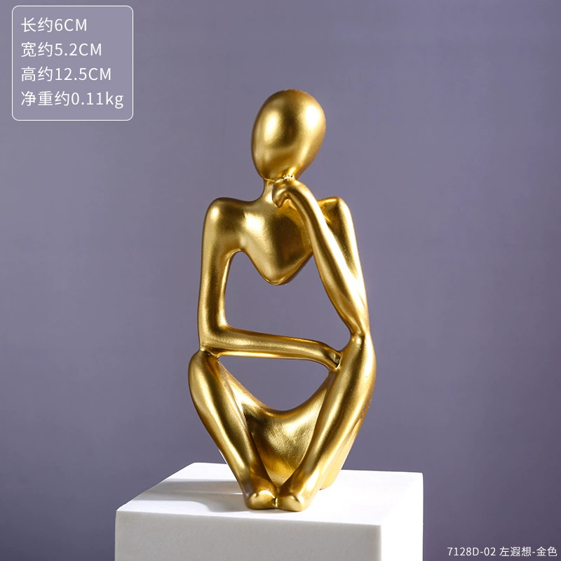 img_1783361873435_3g0r Creative Thinking Figure Resin Decoration Living Room TV Cabinet Abstract People Art
