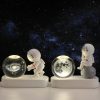 Astronaut Crystal Ball Night Light – 3D Engraved LED Desk Decor