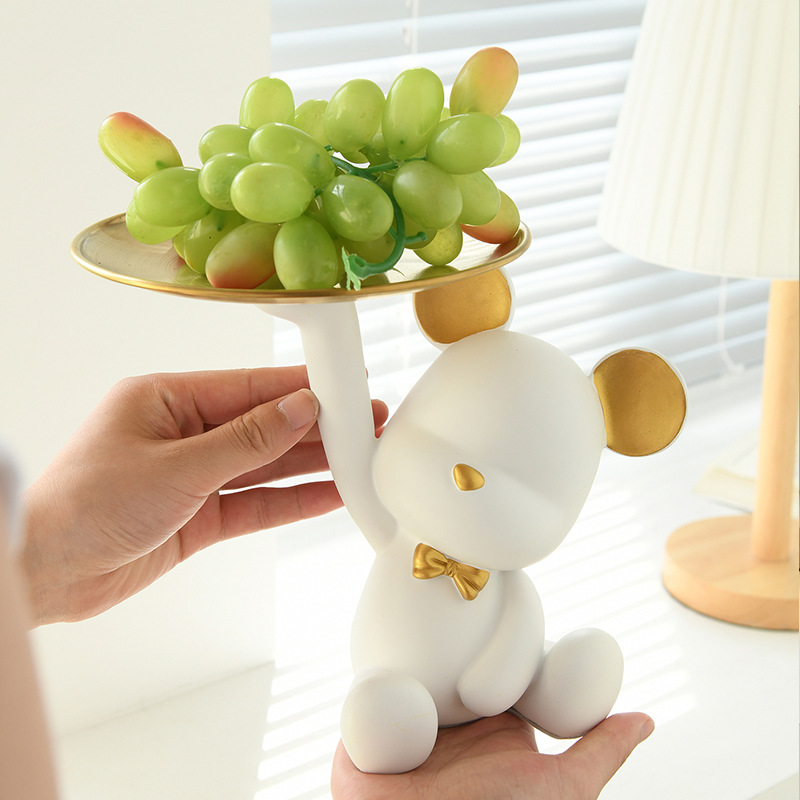 Bear Key Holder Organizer – Creative Wall Decor for Entryway Bedroom