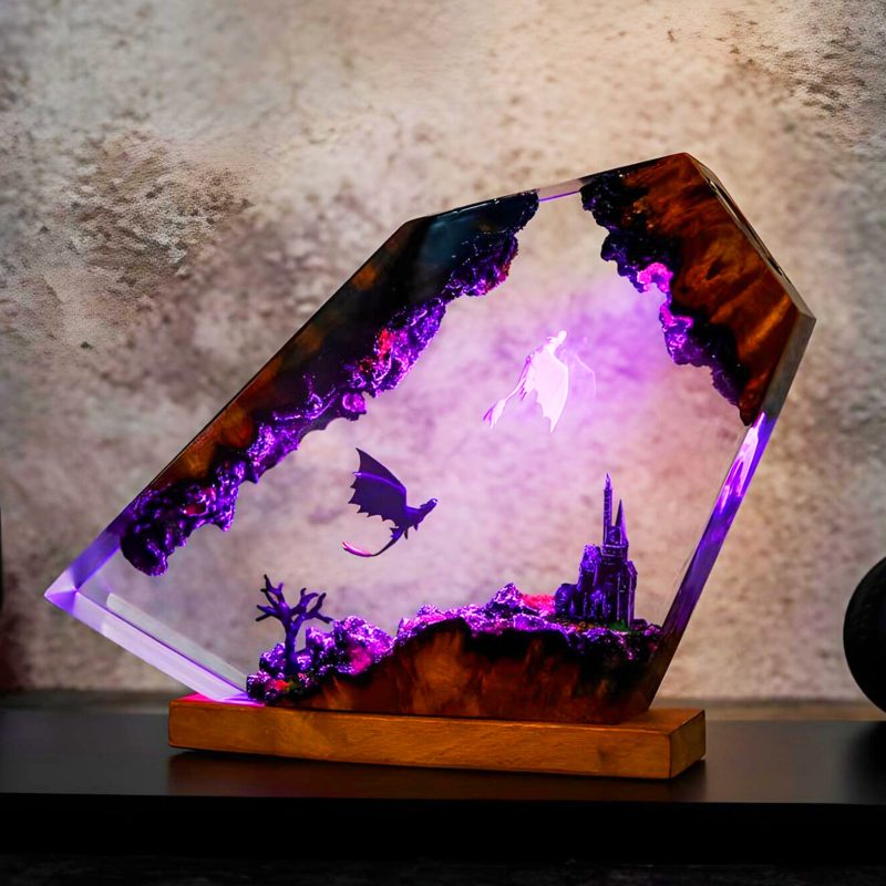 img_3 Bohemian Resin Night Light – Creative Bedroom Desk Decor Lamp