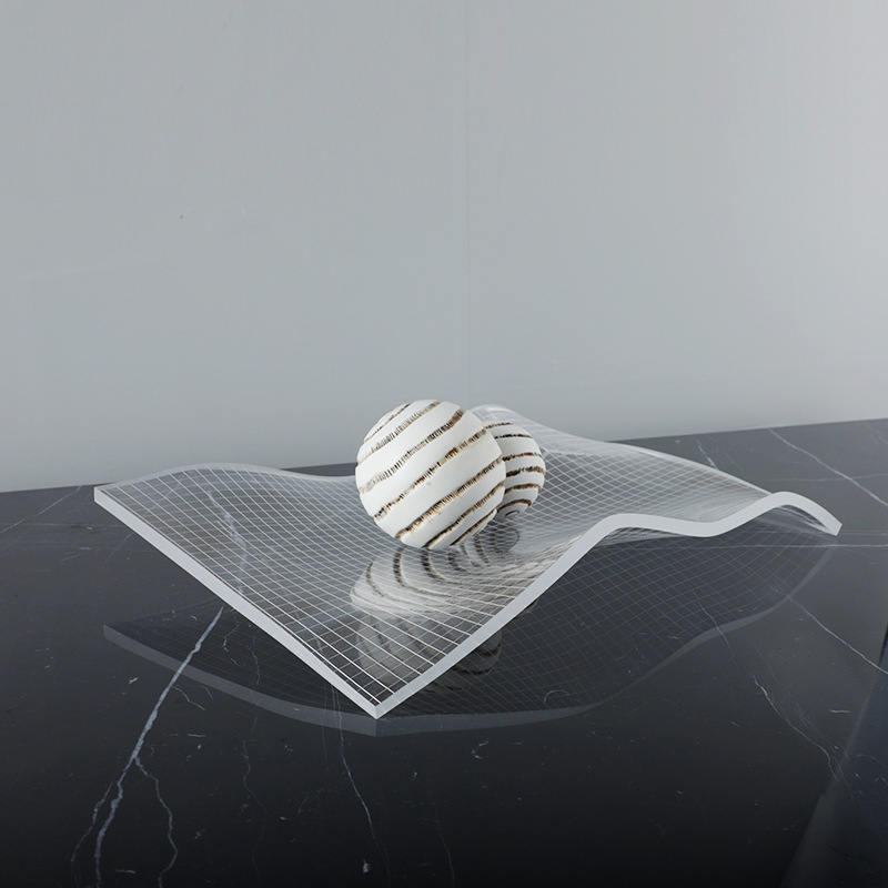 Modern Creative Transparent Mesh Fruit Basket - Living Room Storage Tray