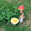 Simulation Garden Mushroom Ornament - Resin Fairy Garden Miniature Decor