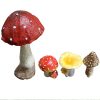 Simulation Garden Mushroom Ornament - Resin Fairy Garden Miniature Decor