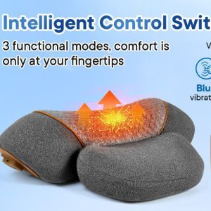 3-in-1 Neck Massage Pillow - Shoulder Pain Relief with Heat Traction