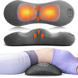 Electric Heating Massage Waist Cushion - Multifunctional Vibration Airbag Massager