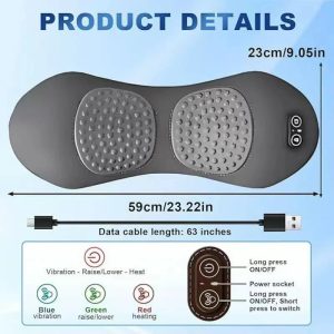 Waist Pillow for Sleeping - Lumbar Support Massage Heating Airbag Back Rest