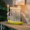 Creative Banana Candle Holder - Novelty Desk Decor, Portable Candle Stand
