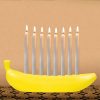 Creative Banana Candle Holder - Novelty Desk Decor, Portable Candle Stand