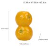 Ceramic Fruit Candle Holder - Strawberry Orange Lemon, Creative Geometric Decor