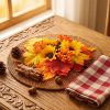 Maple leaf decoration p7_03 Autumn Maple Leaf Candle Holder Decoration - Thanksgiving Fall Harvest Door Hanging