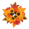 Maple leaf decoration p7_05 Autumn Maple Leaf Candle Holder Decoration - Thanksgiving Fall Harvest Door Hanging