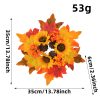 Maple leaf decoration p7_06 Autumn Maple Leaf Candle Holder Decoration - Thanksgiving Fall Harvest Door Hanging