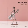 p_1783362461230_foi6 Iron Band Musician Figure Metal Crafts Simple Style Creative Birthday Gift Bedroom Desktop Decoration