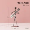 p_1783362462627_an9g Iron Band Musician Figure Metal Crafts Simple Style Creative Birthday Gift Bedroom Desktop Decoration