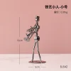 p_1783362463313_gzt3 Iron Band Musician Figure Metal Crafts Simple Style Creative Birthday Gift Bedroom Desktop Decoration