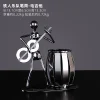 p_1783362465423_ro4t Iron Band Musician Figure Metal Crafts Simple Style Creative Birthday Gift Bedroom Desktop Decoration