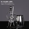 p_1783362466148_89k2 Iron Band Musician Figure Metal Crafts Simple Style Creative Birthday Gift Bedroom Desktop Decoration