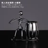 p_1783362466826_ln9c Iron Band Musician Figure Metal Crafts Simple Style Creative Birthday Gift Bedroom Desktop Decoration