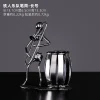 p_1783362468863_t62y Iron Band Musician Figure Metal Crafts Simple Style Creative Birthday Gift Bedroom Desktop Decoration
