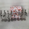 p_1783362469544_ezb2 Iron Band Musician Figure Metal Crafts Simple Style Creative Birthday Gift Bedroom Desktop Decoration