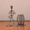 p_1783362472516_5bd0 Iron Band Musician Figure Metal Crafts Simple Style Creative Birthday Gift Bedroom Desktop Decoration