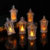 p_1783362497790_wvdl Transparent Mini LED Candle Lantern Desktop Decoration Bedroom Ambiance Light Square Lamp