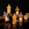 p_1783362499999_4h7u Transparent Mini LED Candle Lantern Desktop Decoration Bedroom Ambiance Light Square Lamp