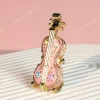 Cross-border Hot Selling Metal Enamel Crafts Creative Violin Decoration Festival Holiday Gift Wholesale