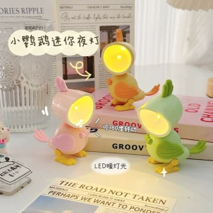 Cartoon Creative Night Light Children Bedroom Bedside Sleep Lamp Student Dormitory Reading Eye-care Light Gift