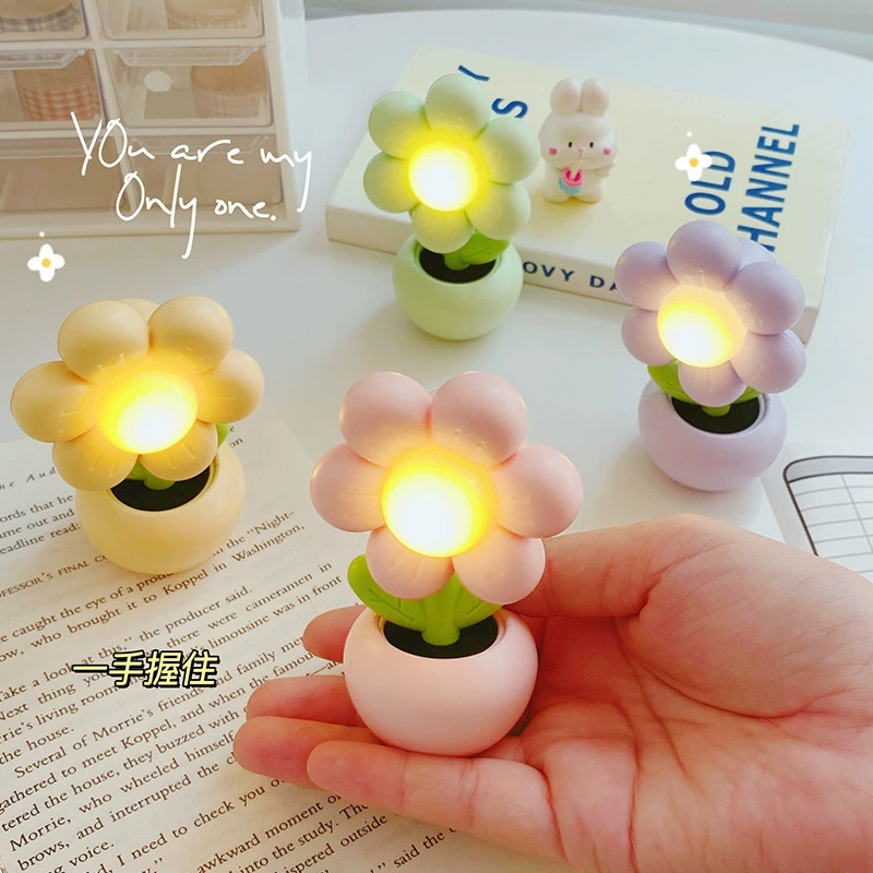 Cartoon Creative Night Light Children Bedroom Bedside Sleep Lamp Student Dormitory Reading Eye-care Light Gift