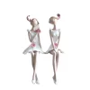 Nordic New Creative Sister Girls Figure Decoration Living Room Bedroom Home Decor Resin Craft Garden