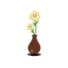 Cross-border 2D Metal Vase Desktop Decoration Living Room Bedroom Bookshelf Home Decor Colorful