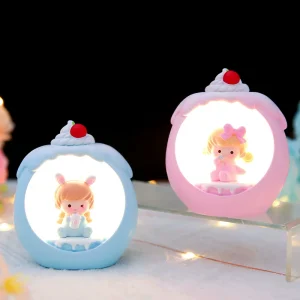 Rabbit Sugar Cute Figure Star Light Creative Ins Girls Bedroom Nightstand Ambiance Decoration Night Light