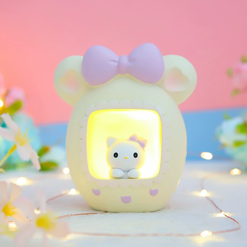 Rabbit Sugar Cute Figure Star Light Creative Ins Girls Bedroom Nightstand Ambiance Decoration Night Light