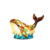 Cross-border New Whale Night Light Niche Desk Decor Bedroom Bedside Glowing Resin Funny Craft Ornament