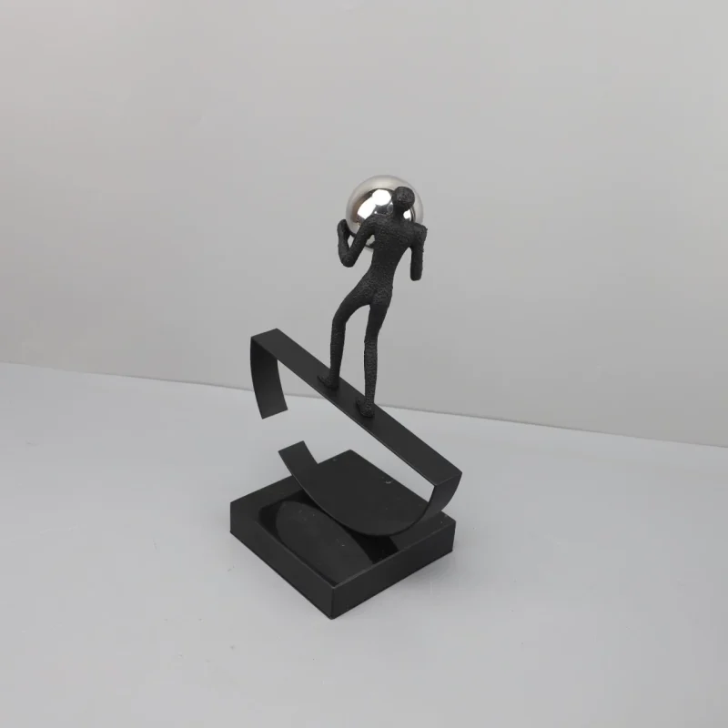 p_1783362792737_8kif Nordic Creative Abstract Acrobat Sports Figure Metal Ornament Hallway Bedroom Study Living Room Desktop Decor