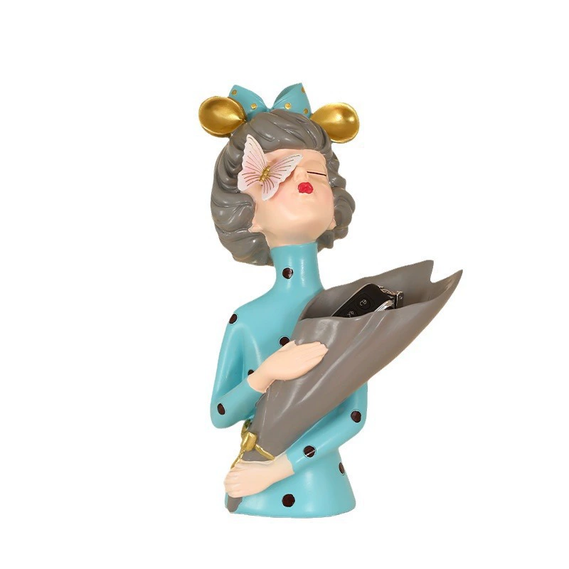 p_1783362817006_fteb Dream House Creative Cartoon Girl Light Luxury Desktop Handmade Decoration Gift Bedroom Storage Delicate