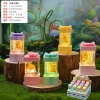 Viral Crystal Star Night Light Small Desktop Decoration Bedroom Creative Flowing Sand Lamp Birthday Gift