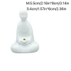 Cross-border Home Room Bedroom Office Decoration Zen Faceless Buddha Incense Holder Creative Resin Ornament