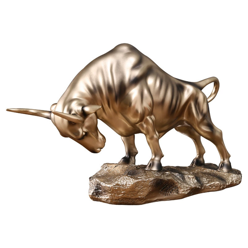 p_1783363067919_z0ya Office Study Desktop Bullfighting Resin Craft Living Room Wine Cabinet Decor Home Lucky Prosperity Ornament