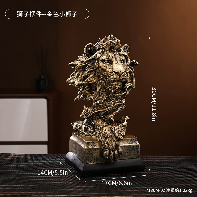 p_1783363073521_o94d Office Study Desktop Bullfighting Resin Craft Living Room Wine Cabinet Decor Home Lucky Prosperity Ornament