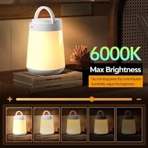 Patent Amazon Bedroom Bedside Lamp Baby Lamp Remote Control 16-Color Night Light Touch Light Portable Lamp