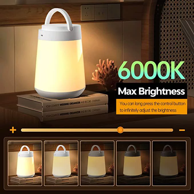 Patent Amazon Bedroom Bedside Lamp Baby Lamp Remote Control 16-Color Night Light Touch Light Portable Lamp