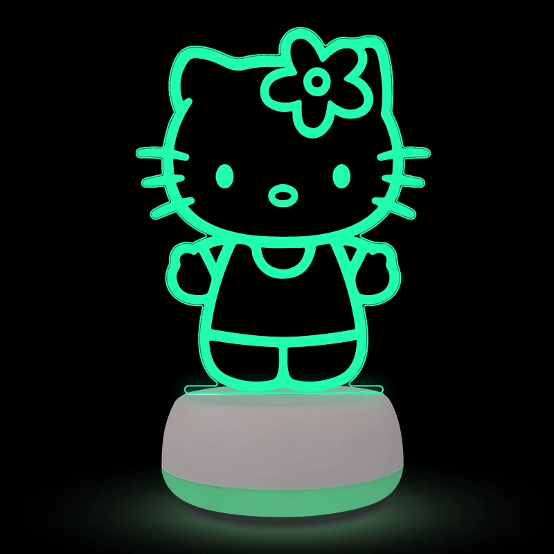 Cross-border Hello Kitty 3D Night Light Bedroom Bedside Ambiance Acrylic Lamp Christmas Gift Wholesale