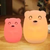 p_1783363265660_vf1t Cross-border Baby Bedside Night Light Children Bedroom Timer Silicone Tap Light Charging Bear Silicone Lamp